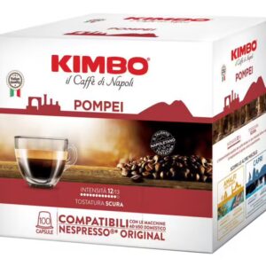 100 capsules compatibles Nespresso* Pompei  – KIMBO