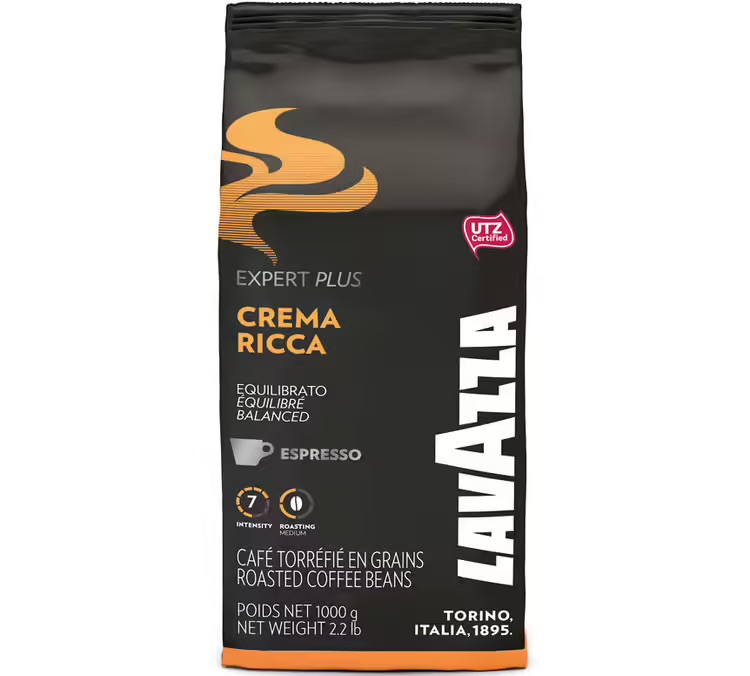 1 kg - Café en grain - Crema Ricca - LAVAZZA