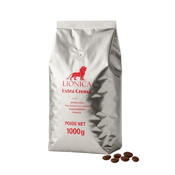 1 kg - Café en grain - EXTRA CREME - LIONICA