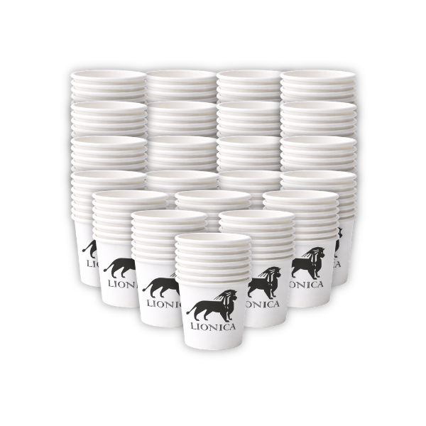 4 Oz gobelets en carton Lionica (x1000)
