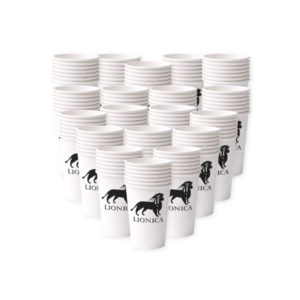 7 Oz gobelets en carton Lionica (x1000)