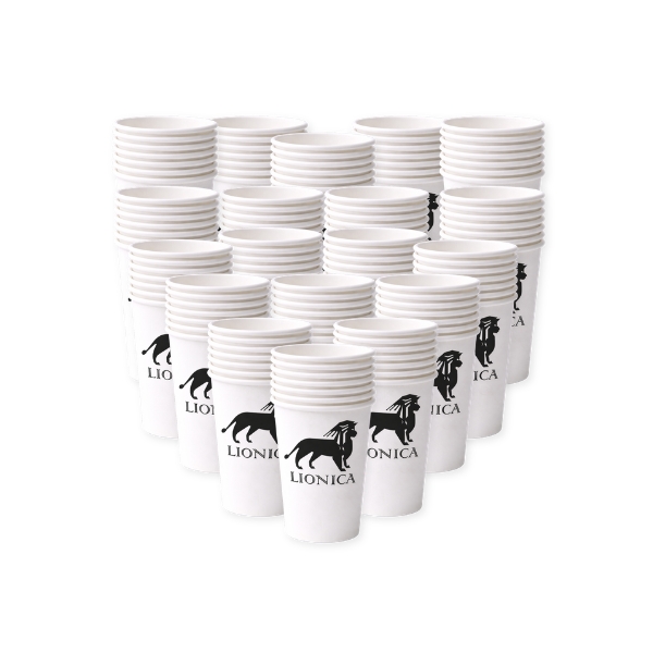 7 Oz gobelets en carton Lionica (x1000)